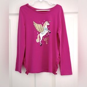 Winter Love Unicorn Long Sleeve Shirt